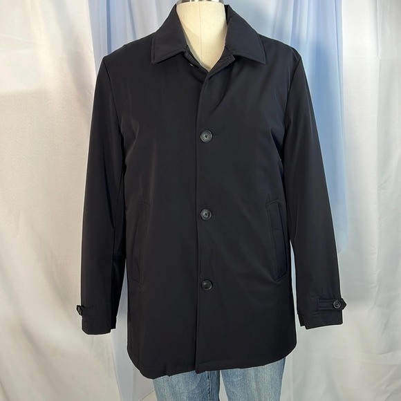 Calvin Klein Other - Calvin Klein navy water and wind resistant short trench coat quilted lining 42S